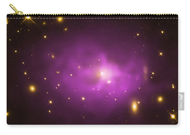 Science Zip Pouch featuring the photograph Black Hole Composite #2 by Nasa