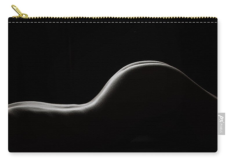 Nude Carry-all Pouch featuring the photograph Bodyscape 254 by Michael Fryd