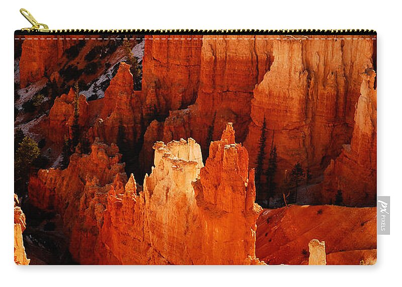 Bryce Canyon Zip Pouch featuring the photograph Bryce Canyon #1 by Harry Spitz