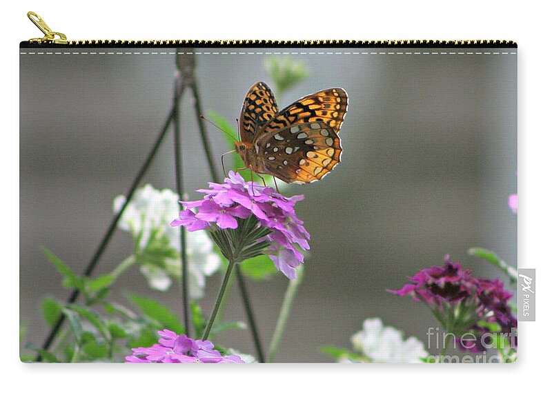 Butterfly Zip Pouch featuring the photograph Butterflies Are Free #1 by Barbara S Nickerson