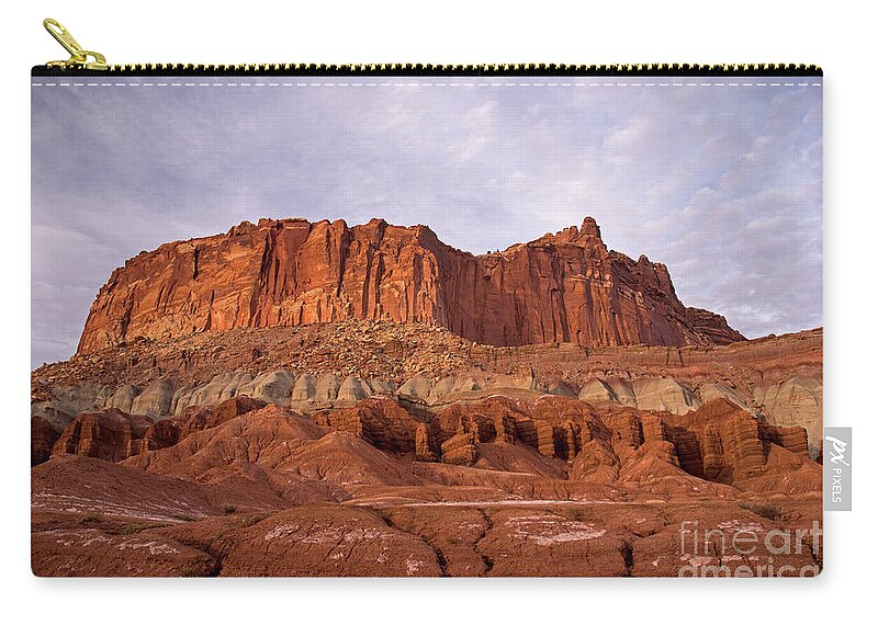 Capital Reef National Park Zip Pouch featuring the photograph Capital Reef National Park #1 by Cindy Murphy - NightVisions