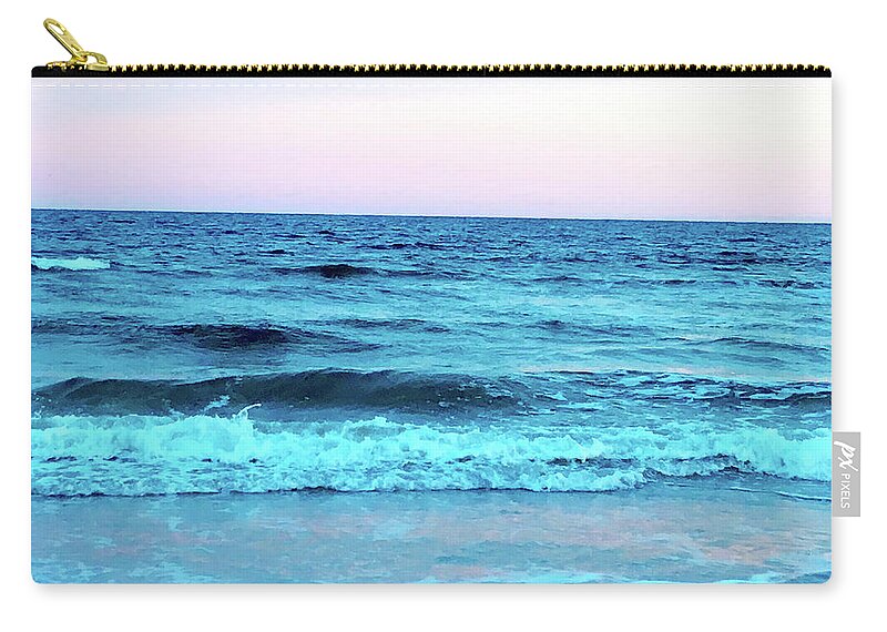 Atlantic Ocean Zip Pouch featuring the photograph Carolina Shores #2 by Rod Whyte