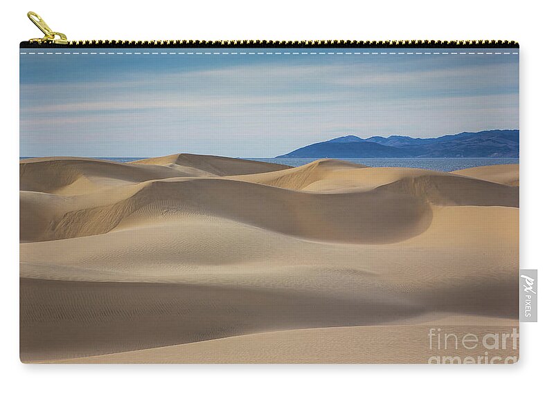 Landscape Zip Pouch featuring the photograph Dunes To The Sea #1 by Mimi Ditchie