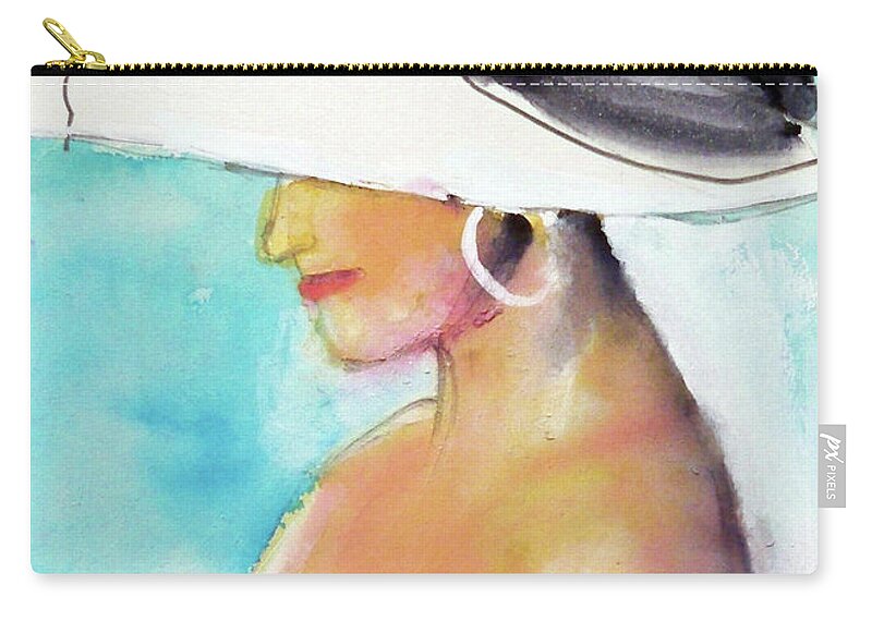 Water Outdoors Nature People Travel Zip Pouch featuring the painting Etoile #1 by Ed Heaton