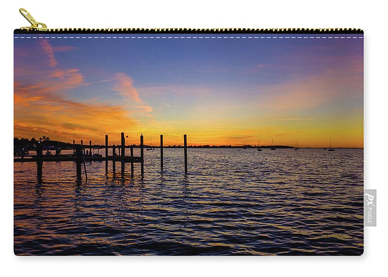 Florida Zip Pouch featuring the photograph Florida Keys Sunset by Raul Rodriguez