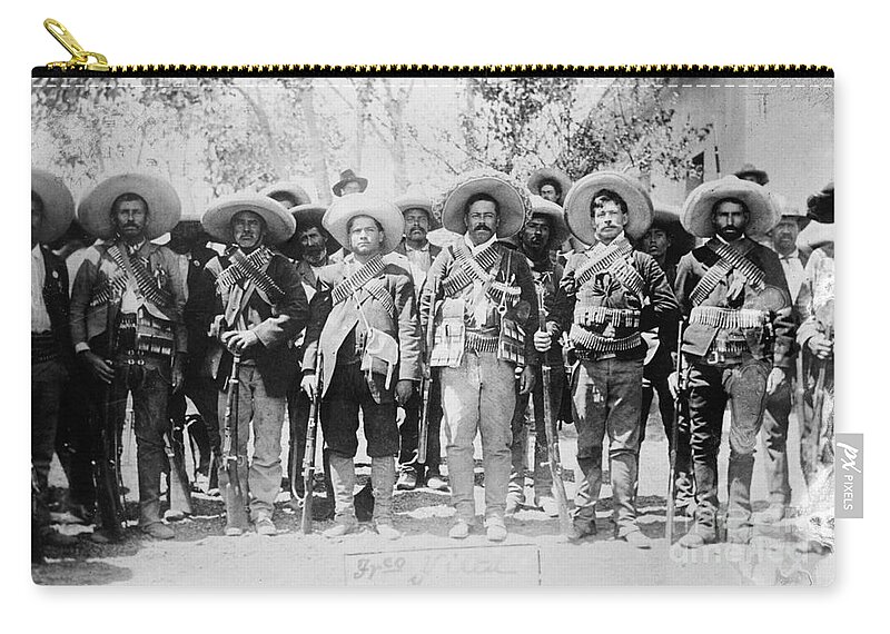 1913 Zip Pouch featuring the photograph Francisco Pancho Villa by Granger
