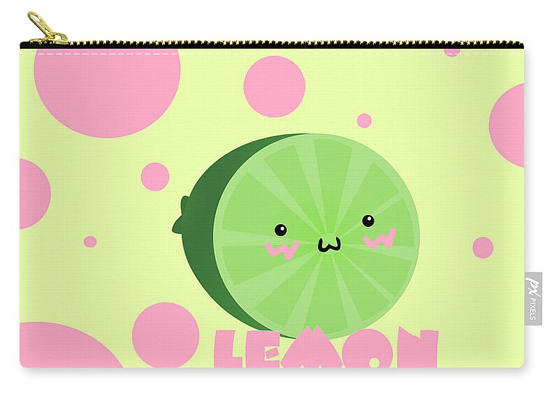 Funny Zip Pouch featuring the digital art Funny #1 by Maye Loeser