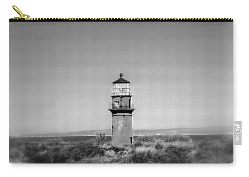 Hdr Zip Pouch featuring the photograph Gay Head Light #1 by Greg DeBeck