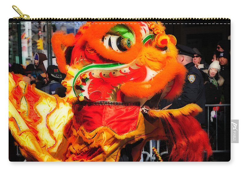 New Year Zip Pouch featuring the photograph Happy New Year #2 by Mike Martin