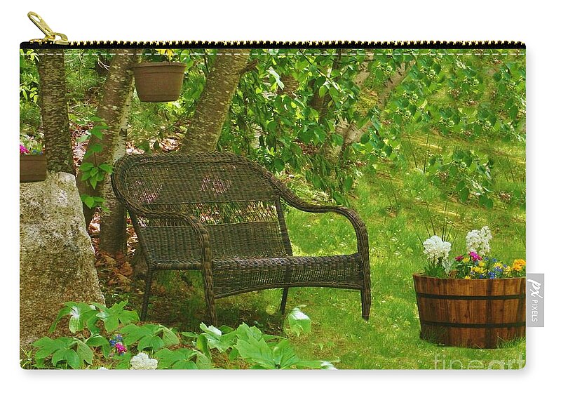 Home Zip Pouch featuring the photograph Home Sweet Home #1 by Barbara S Nickerson