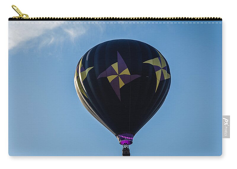 Ballooning Zip Pouch featuring the photograph Hot air balloon #1 by SAURAVphoto Online Store