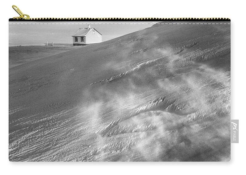 Iceland Zip Pouch featuring the photograph Iceland Winter #1 by Dan Leffel