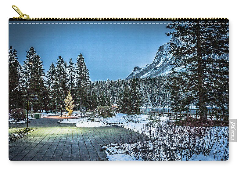  Zip Pouch featuring the photograph Lake Louise #1 by Bill Howard