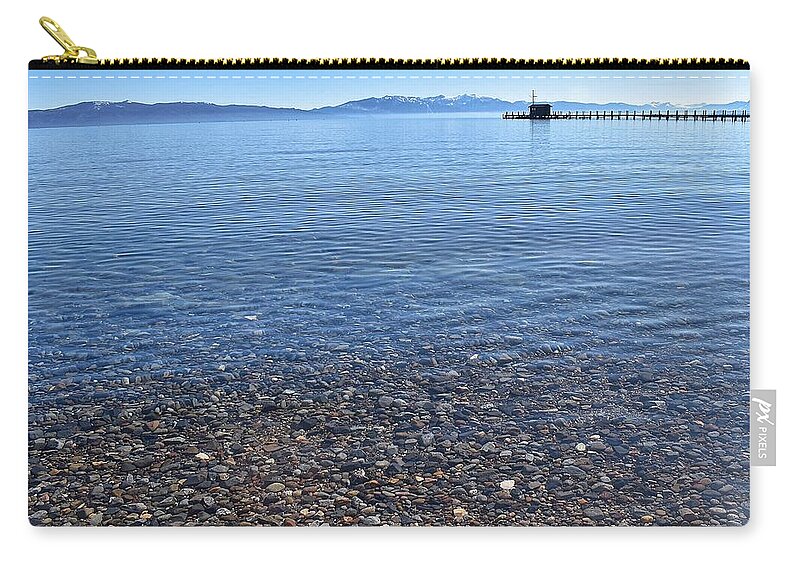 Lake Tahoe Zip Pouch featuring the photograph Lake Tahoe #1 by Maria Jansson