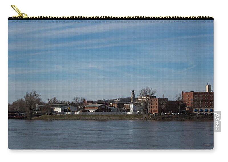 Marietta Zip Pouch featuring the photograph Marietta Ohio #1 by Holden The Moment