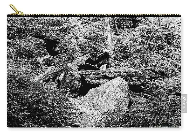 2015 Zip Pouch featuring the photograph Native American Caves #1 by Cole Thompson