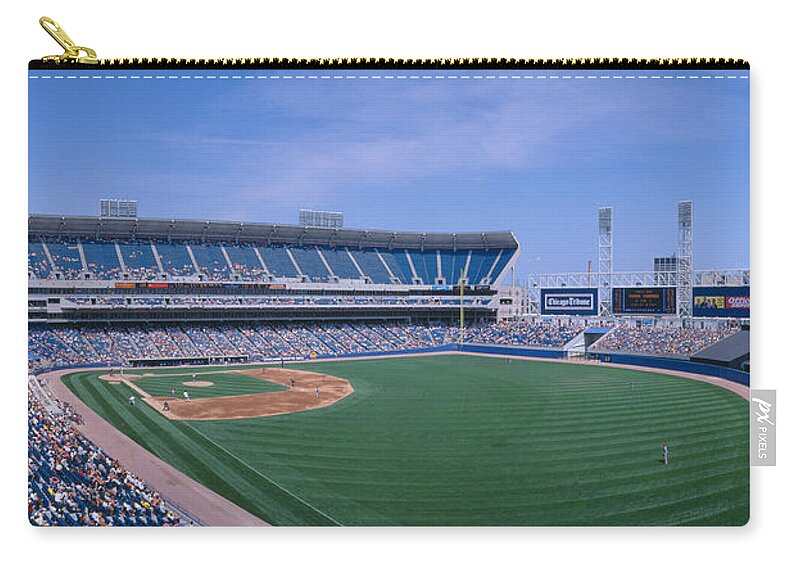 New Comiskey Park, Chicago, White Sox Zip Pouch by Panoramic Images - Pixels