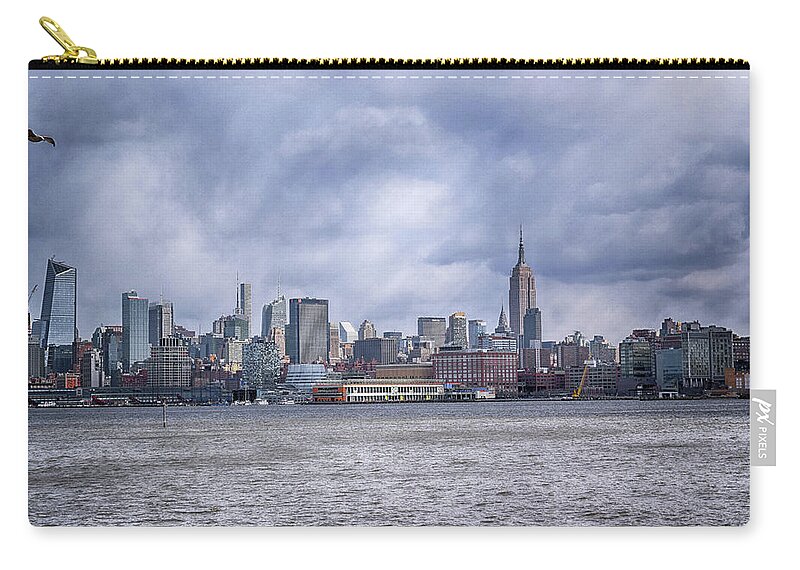 Manhattan Zip Pouch featuring the photograph New York Skyline #1 by Dyle Warren