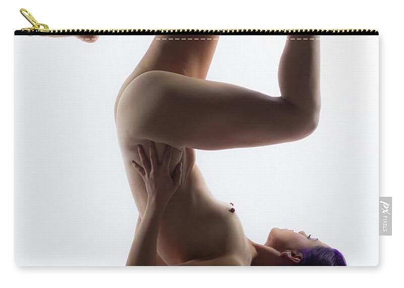 Sexy Carry-all Pouch featuring the photograph Nude by La Bella Vita Boudoir