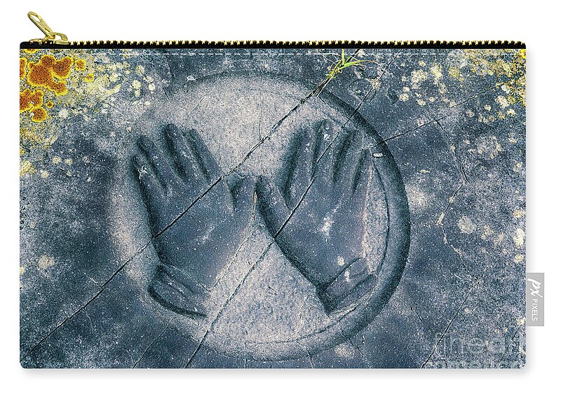 Jew Zip Pouch featuring the photograph old Jewish cemetery #1 by Ariadna De Raadt