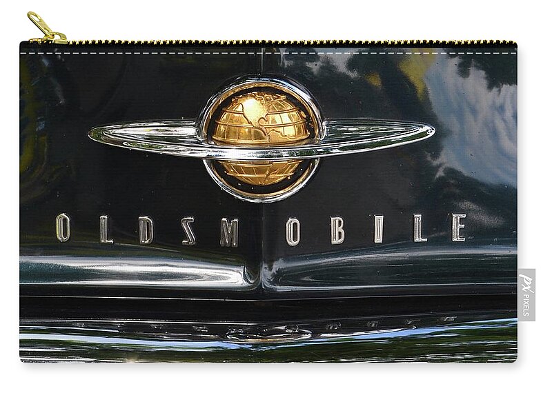  Zip Pouch featuring the photograph Oldsmobile #1 by Dean Ferreira
