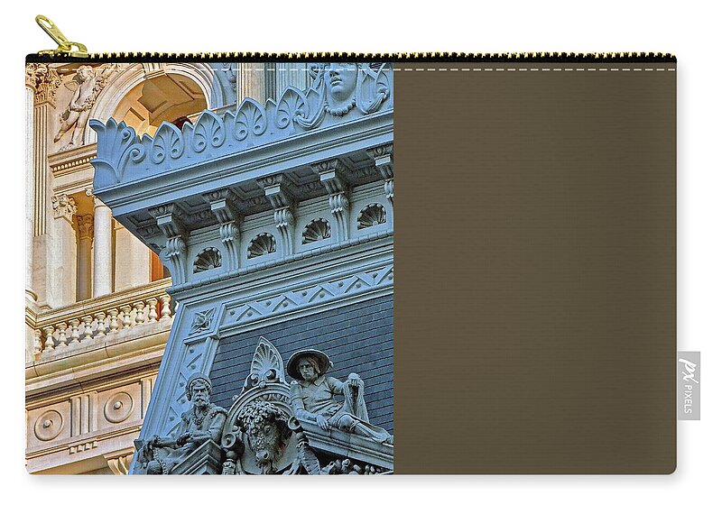 Paris Zip Pouch featuring the photograph Once Upon A City #2 by Ira Shander