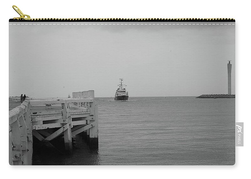 Belgium Zip Pouch featuring the photograph Ostend 2 #1 by Ingrid Dendievel