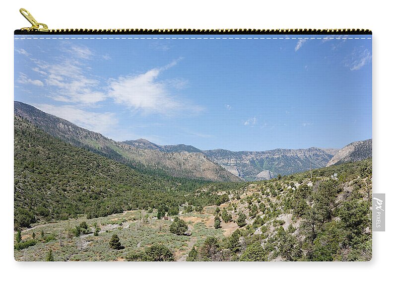  Zip Pouch featuring the photograph Out Back #1 by Carl Wilkerson