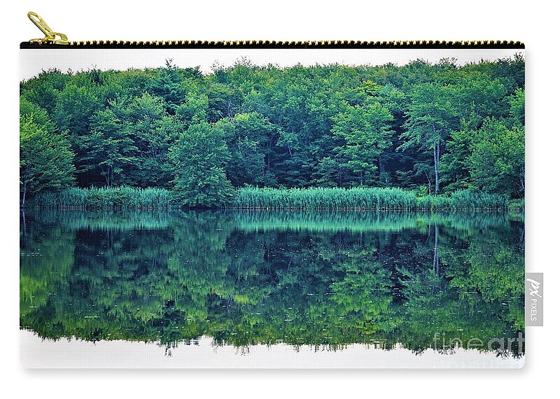 Water Zip Pouch featuring the photograph Reflecting #1 by Merle Grenz