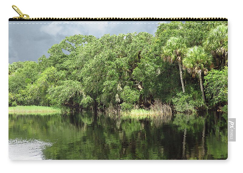 Reflection Zip Pouch featuring the photograph Reflections #2 by Rosalie Scanlon