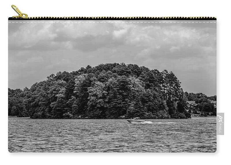 Toxaway Zip Pouch featuring the photograph Relaxing On Lake Keowee In South Carolina by Alex Grichenko