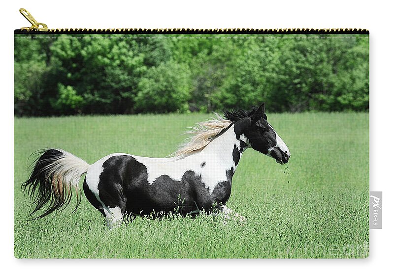 Rosemary Farm Sanctuary Zip Pouch featuring the photograph Cleopatra by Carien Schippers