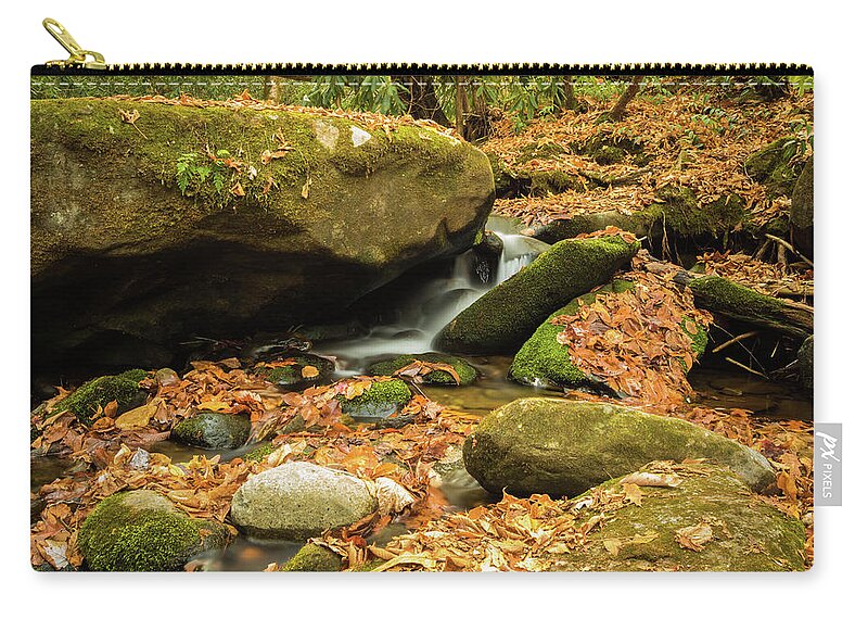 Roaring Fork Carry-all Pouch featuring the photograph Roaring Fork Creek II by George Kenhan