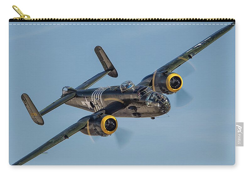 2014 Zip Pouch featuring the photograph The Windup by Jay Beckman