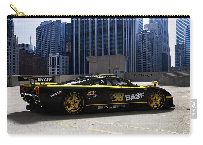Saleen S7 Zip Pouch featuring the photograph Saleen S7 #1 by Jackie Russo