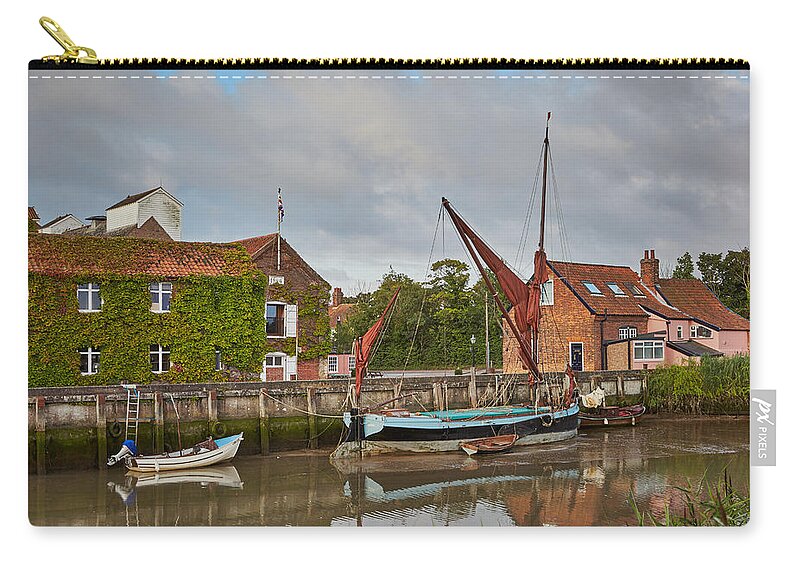 Sailing Boats Zip Pouch featuring the photograph Snape Maltings #1 by Ralph Muir