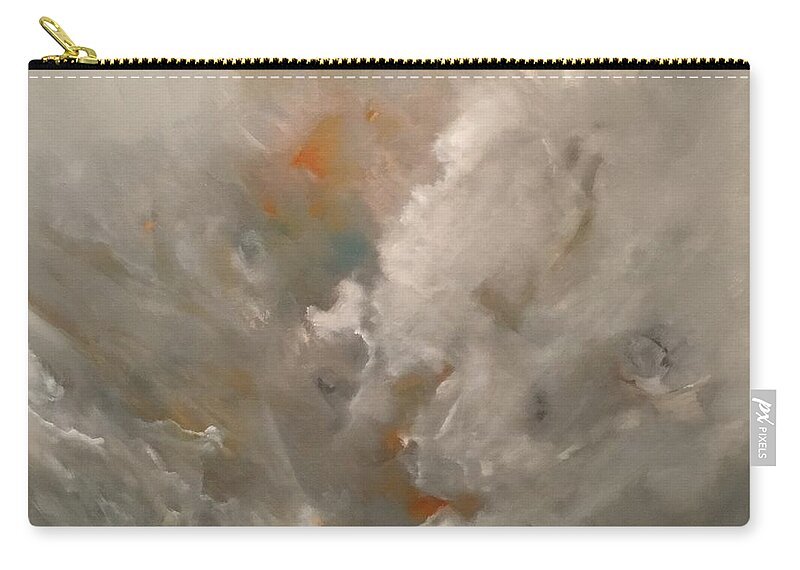 Abstract Carry-all Pouch featuring the painting Solo Io by Soraya Silvestri