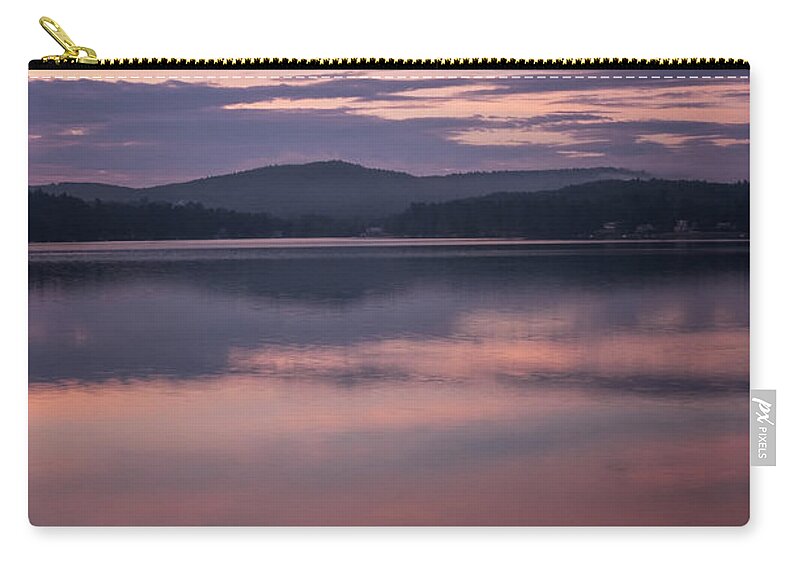 Spofford Lake New Hampshire Carry-all Pouch featuring the photograph Spofford Lake Sunrise by Tom Singleton