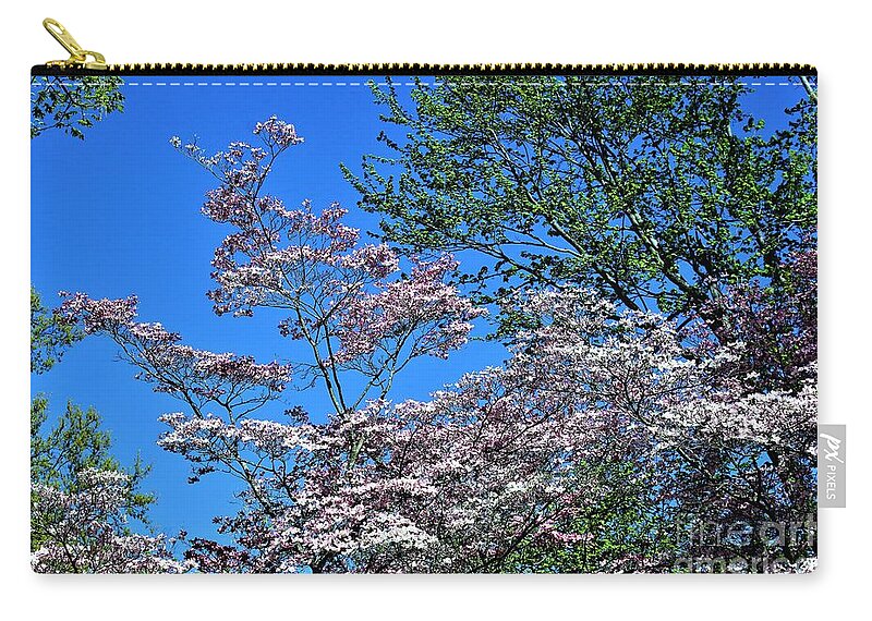 Flowers Zip Pouch featuring the photograph Springtime in Louisville by Merle Grenz