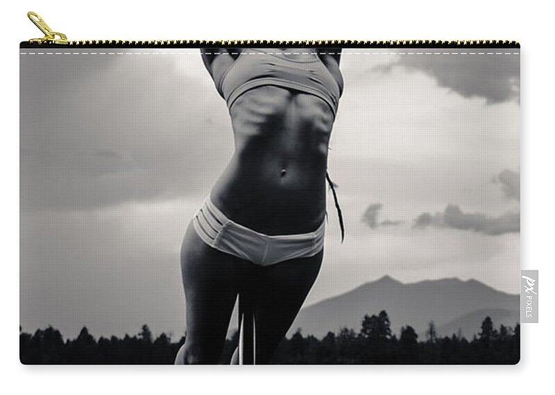  Location Zip Pouch featuring the photograph Strength #2 by Scott Sawyer