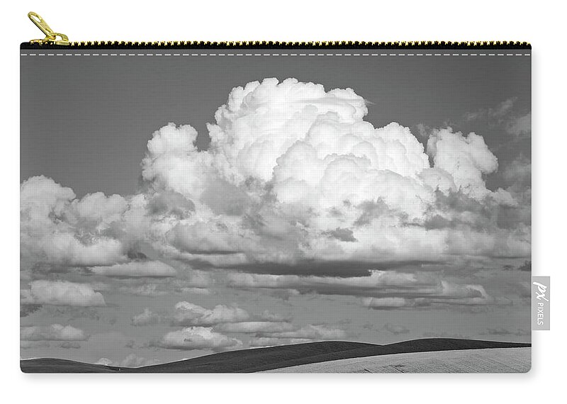 Outdoors Zip Pouch featuring the photograph Summer Thunderboomer #1 by Doug Davidson