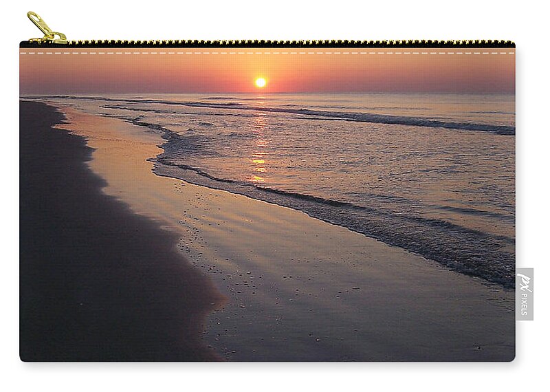Photography Zip Pouch featuring the photograph Sunrise Over The Atlantic Ocean #1 by Phil Perkins