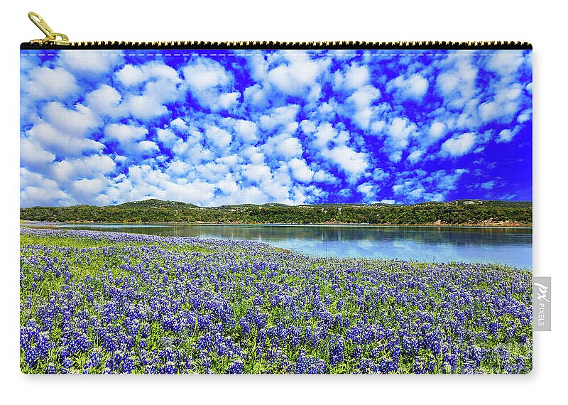Austin Carry-all Pouch featuring the photograph Texas Hill Country by Raul Rodriguez