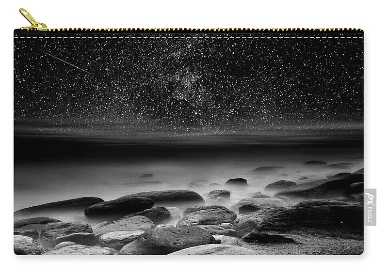 Night Zip Pouch featuring the photograph The cosmos #1 by Jorge Maia