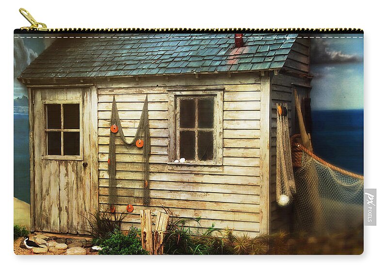 House Zip Pouch featuring the photograph The Shack #1 by Debbie Nobile