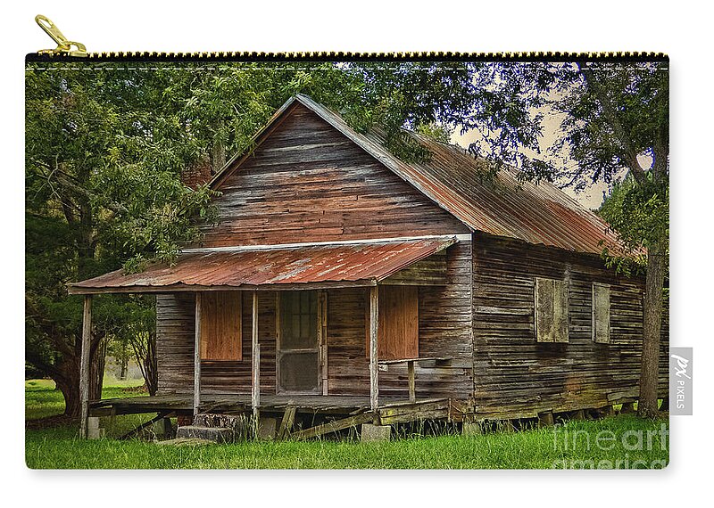 Old House Zip Pouch featuring the photograph This Old House #1 by Dave Bosse