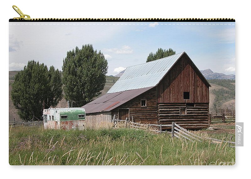 Trailor Zip Pouch featuring the photograph Trailor by Jim Goodman