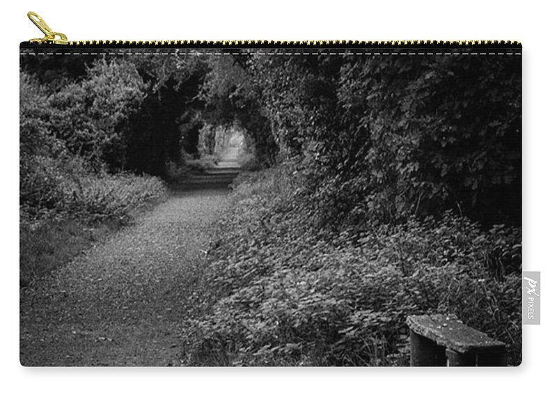  Zip Pouch featuring the photograph Tree Tunnel #1 by Aleck Cartwright