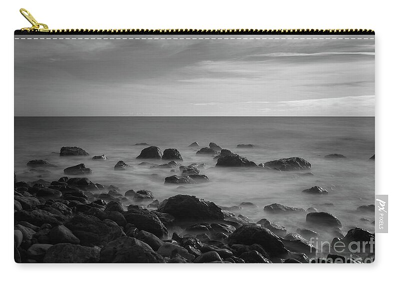 Slow Zip Pouch featuring the photograph Ventnor Coast #1 by Clayton Bastiani