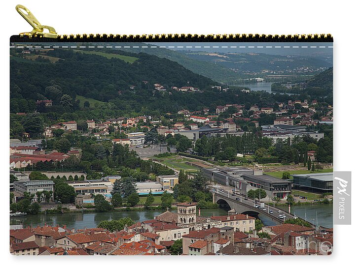 Vienne Zip Pouch featuring the photograph Vienne, France #1 by Timothy Johnson